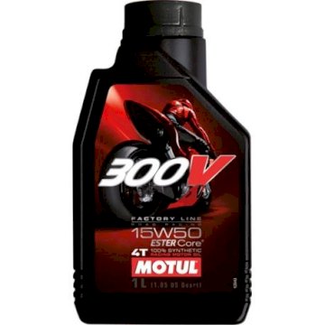 ACEITE MOTUL 300V 15w50 100% SINTETICO