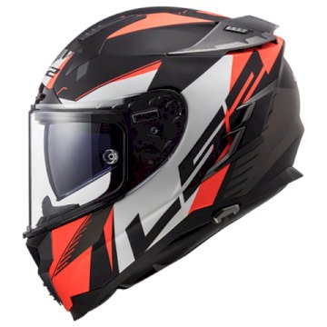 CASCO LS2 327 CHALLENGER SQUADRON MATE FLUOR NARANJA TALLE M