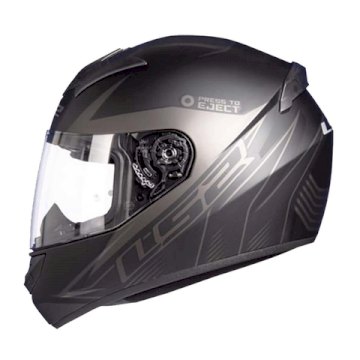 CASCO LS2 352 ROOKIE LIGHTER NEGRO GRIS MATE