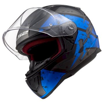 CASCO LS2 353 DEADBOLT MATT BLACK / BLUE TALLE L