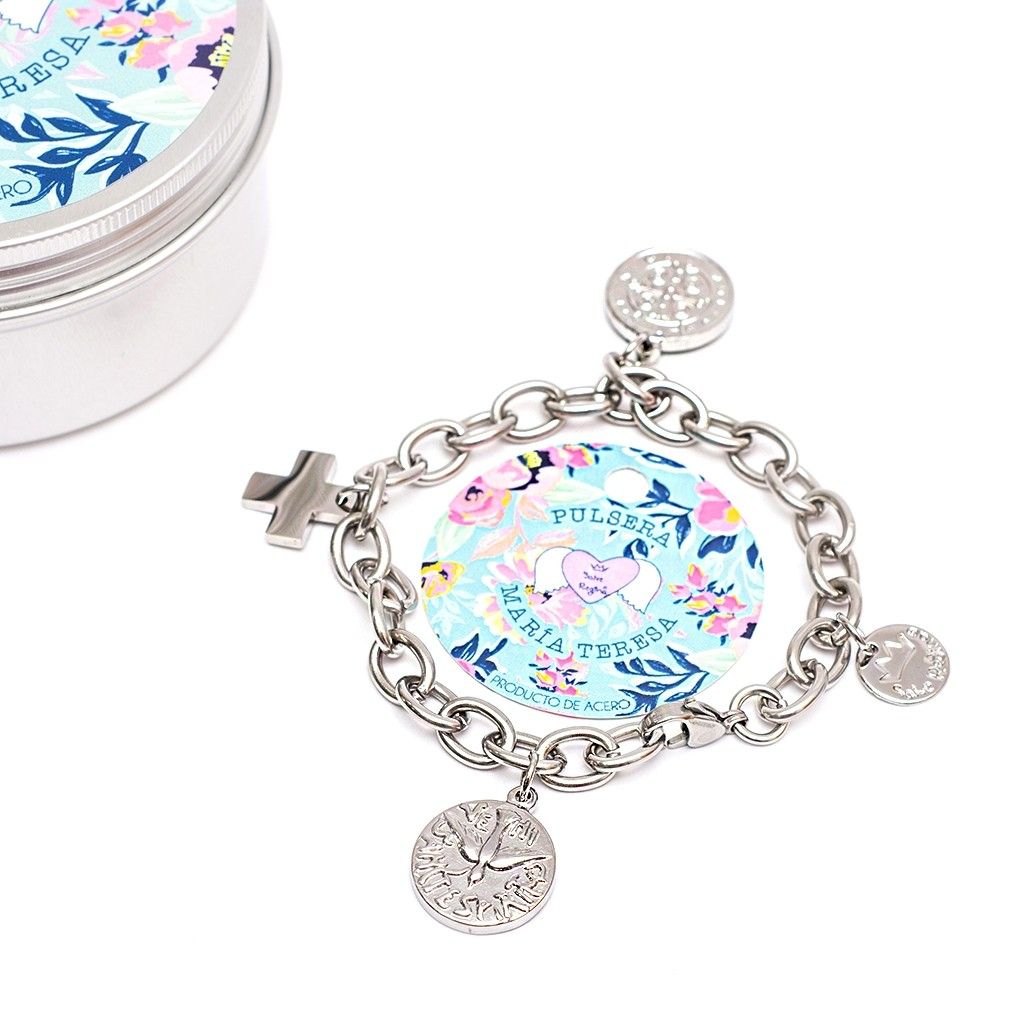 Pulsera Acero Maria Teresa