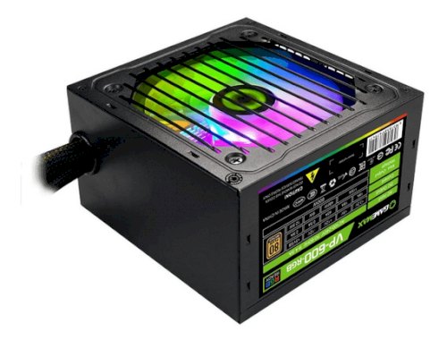 FUENTE 600W GAMEMAX VP-600-RGB 80 PLUS BRONZE 