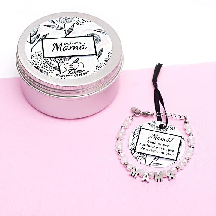 Pulsera Acero Mamá