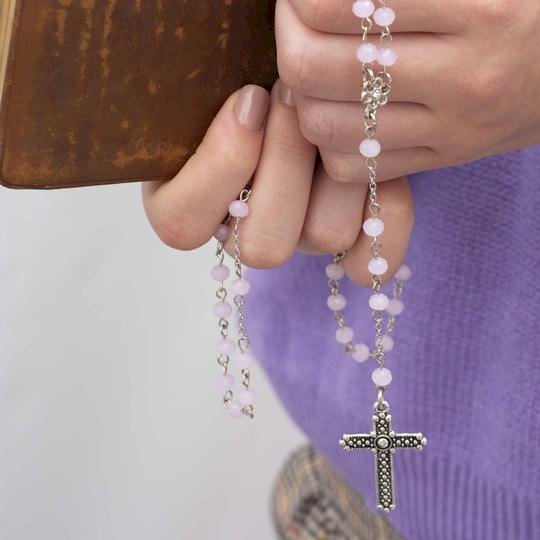 Rosario Cristal Chico (Transparente)