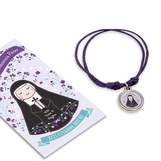Pulsera Santitos Xfis con estampa (Varios Santitos)