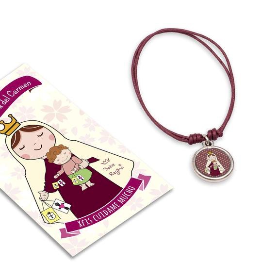 Pulsera Santitos Xfis con estampa (Varios Santitos)