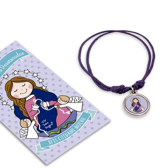 Pulsera Santitos Xfis con estampa (Varios Santitos)