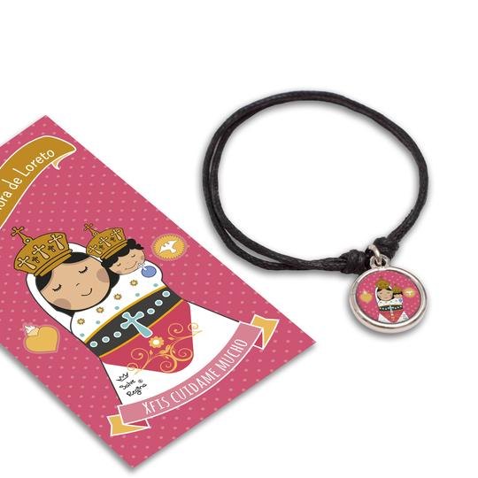 Pulsera Santitos Xfis con estampa (Varios Santitos)