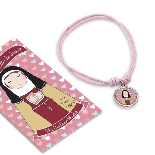 Pulsera Santitos Xfis con estampa (Varios Santitos)