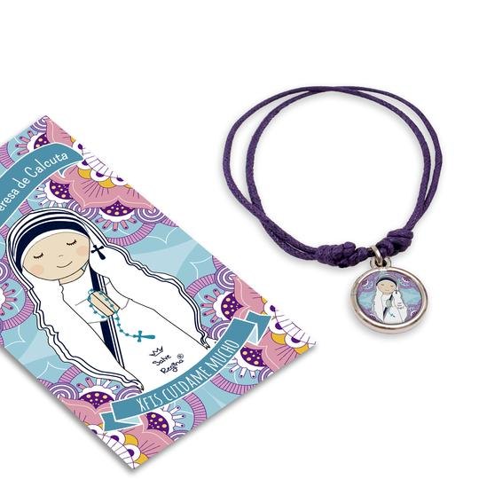 Pulsera Santitos Xfis con estampa (Varios Santitos)