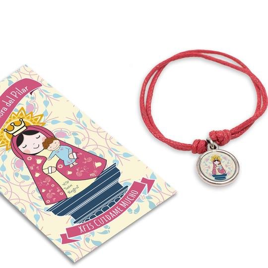 Pulsera Santitos Xfis con estampa (Varios Santitos)