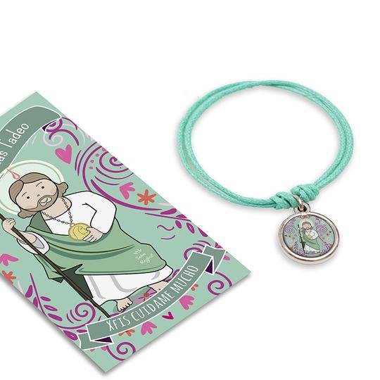 Pulsera Santitos Xfis con estampa (Varios Santitos)