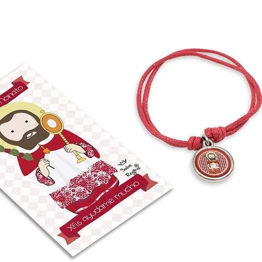 Pulsera Santitos Xfis con estampa (Varios Santitos)