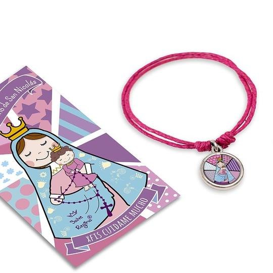 Pulsera Santitos Xfis con estampa (Varios Santitos)