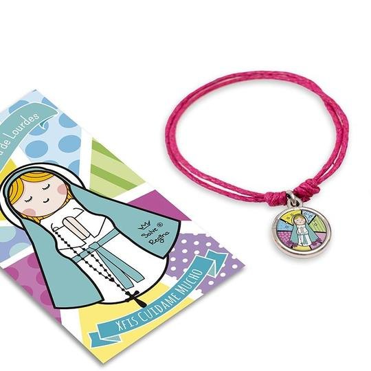 Pulsera Santitos Xfis con estampa (Varios Santitos)