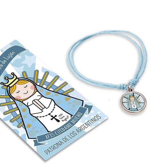 Pulsera Santitos Xfis con estampa (Varios Santitos)