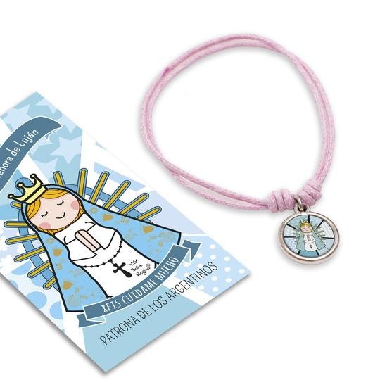 Pulsera Santitos Xfis con estampa (Varios Santitos)