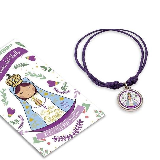 Pulsera Santitos Xfis con estampa (Varios Santitos)