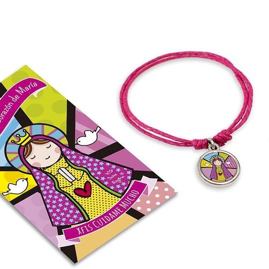 Pulsera Santitos Xfis con estampa (Varios Santitos)