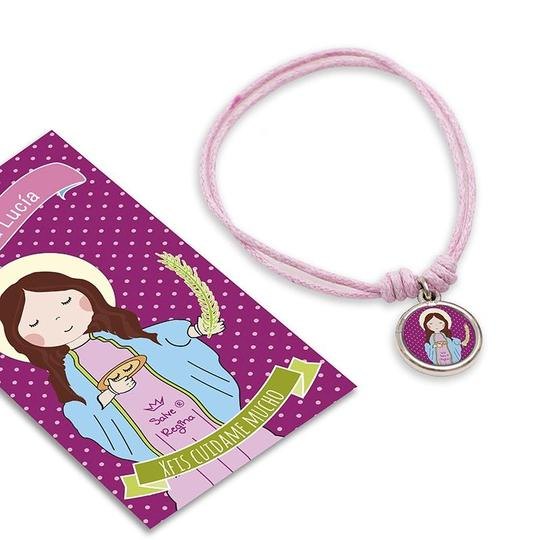 Pulsera Santitos Xfis con estampa (Varios Santitos)