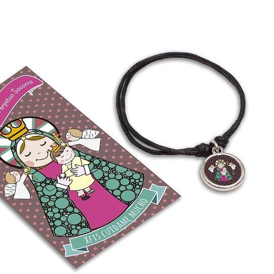 Pulsera Santitos Xfis con estampa (Varios Santitos)