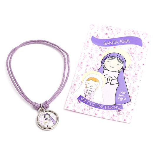 Pulsera Santitos Xfis con estampa (Varios Santitos)