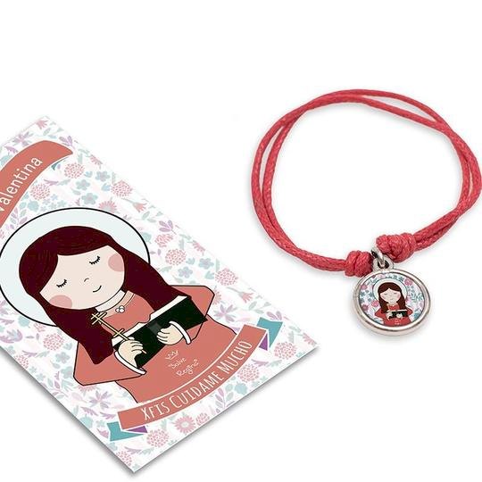 Pulsera Santitos Xfis con estampa (Varios Santitos)