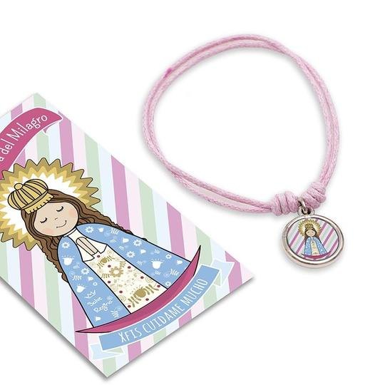 Pulsera Santitos Xfis con estampa (Varios Santitos)