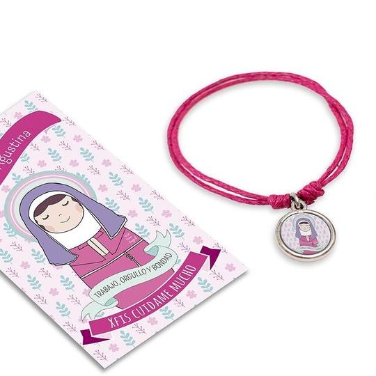 Pulsera Santitos Xfis con estampa (Varios Santitos)