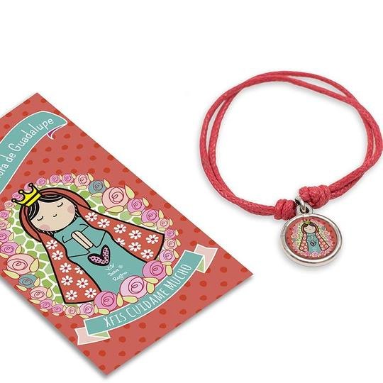 Pulsera Santitos Xfis con estampa (Varios Santitos)