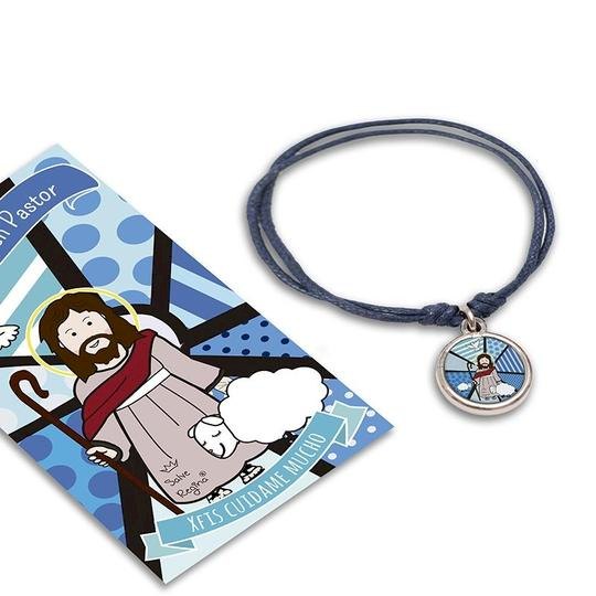 Pulsera Santitos Xfis con estampa (Varios Santitos)