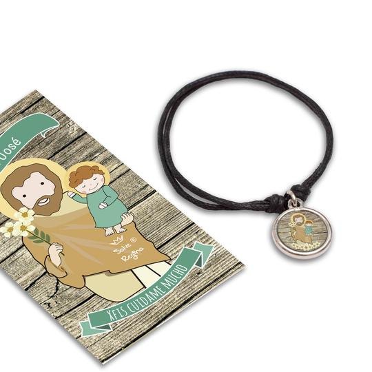 Pulsera Santitos Xfis con estampa (Varios Santitos)