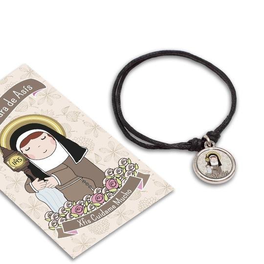 Pulsera Santitos Xfis con estampa (Varios Santitos)