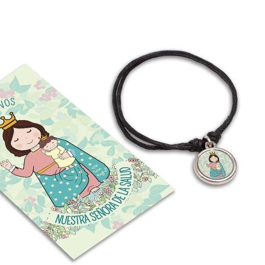 Pulsera Santitos Xfis con estampa (Varios Santitos)