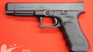 PISTOLA  GLOCK SEMI 34 - GEN 4 PAVONADA CAL .9