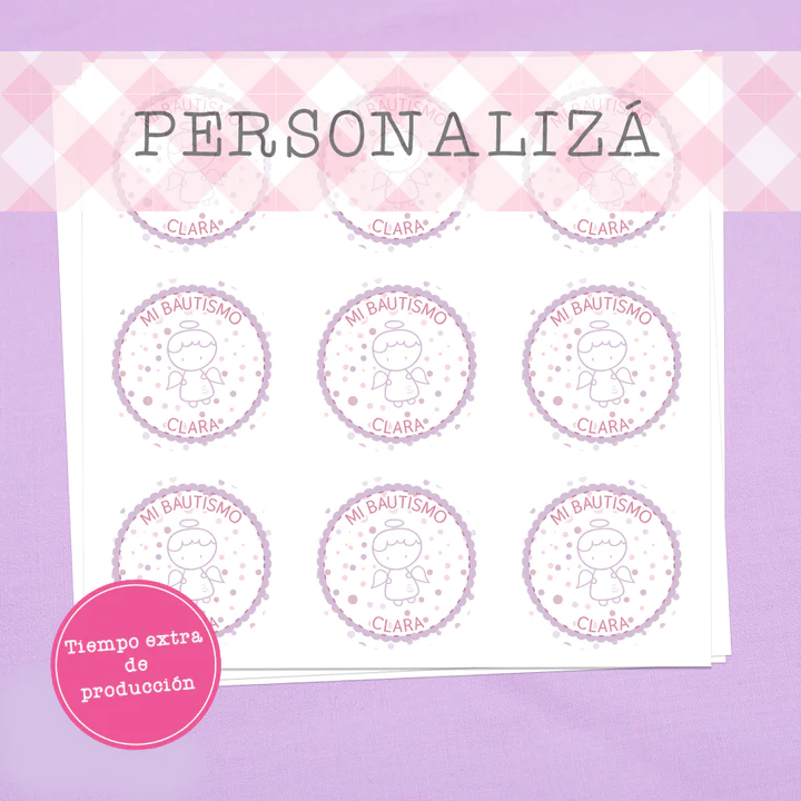 Calcos Personalizados x 36u