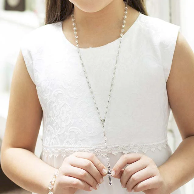 Rosario Cristal Chico (Transparente)