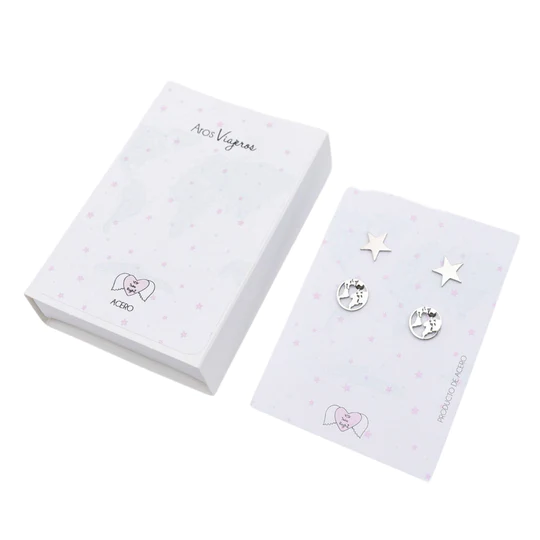 Aros Acero Viajeros (X2 Pares)