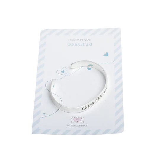 Pulsera Mensaje: Gratitud