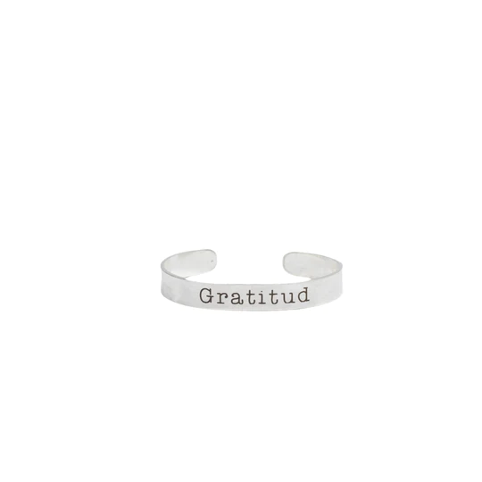 Pulsera Mensaje: Gratitud