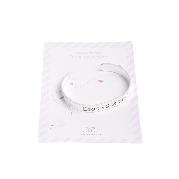 Pulsera Mensaje: Dios Es Amor