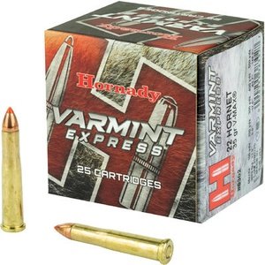 MUNICION HORNADY #8302 .22 HORNET 35 GRS V-MAX