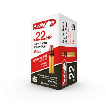 MUNICION AGUILA .22 LR SUPER EXTRA 38 GR HUECA/COBRE AV MUNICION AGUILA .22 LR SUPER EXTRA 38 GR HUECA/COBRE AV