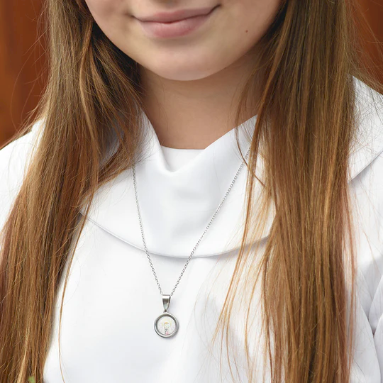 Collar Acero Virgen Niña