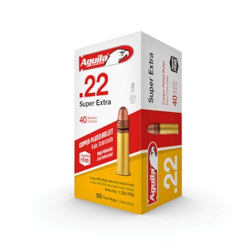 MUNICION AGUILA .22 LR SUPER EXTRA 40 GR SOLIDA/COBRE AV MUNICION AGUILA .22 LR SUPER EXTRA 40 GR SOLIDA/COBRE AV