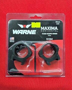 MONTAJE WARNE 30MM BAJO - #10039 - MAXIMA/HORIONTAL