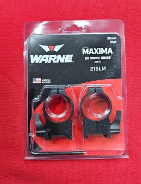 MONTAJE WARNE 30MM QD ALTO - #11545 - MAXIMA/VERTICAL