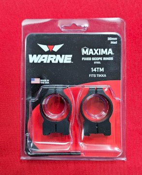 MONTAJE WARNE 30MM MEDIO - #11489 P/TIKKA MAXIMA/VERTICAL