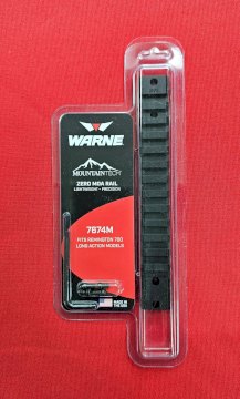 BASE WEAVER WARNE MOUNTAIN TECH P/ REM 700 ACCION LARGA (ALUMINIO)