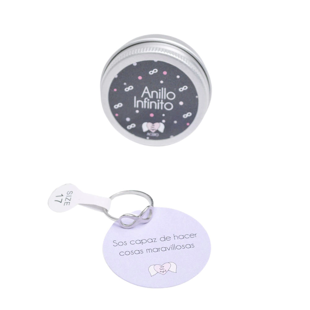 Anillo Acero Infinito #17